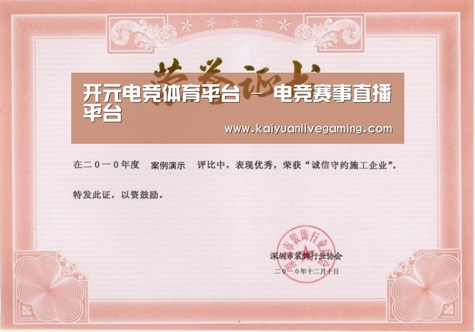荣誉证书二